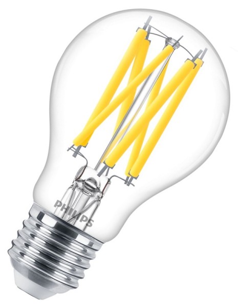 Philips LED Filament Master LEDbulb A60 klar 300° 10,5-100W/922-927 abstimmbares Weiß 1521lm E27 220-240V dimtone