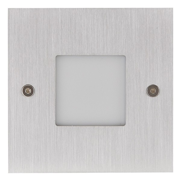 EVN LED Leuchte Aluminium viereckig 80x80x32mm 1W 3000K 60lm >80° IP20