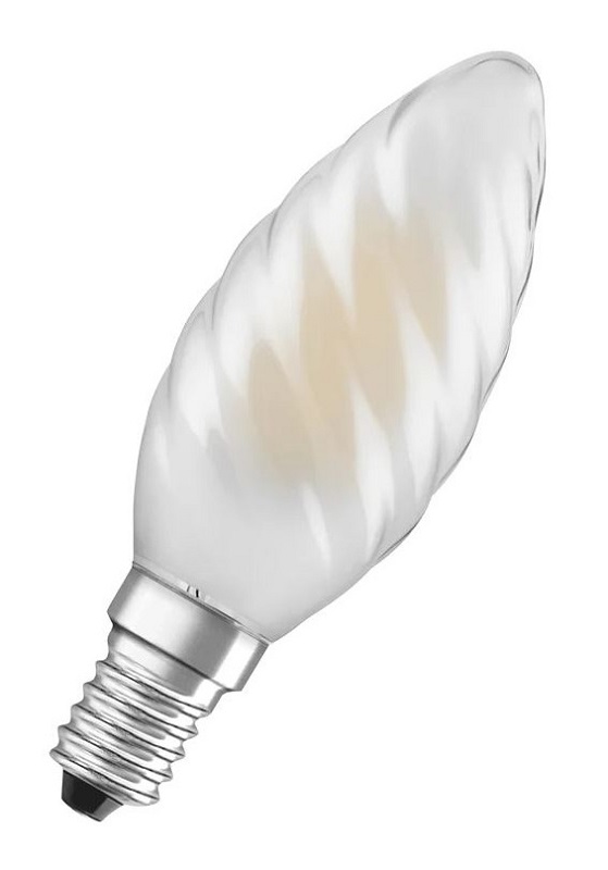 Osram Led Filament Superstar Kerze Bw Matt Gedreht W Warmwei Lm E V