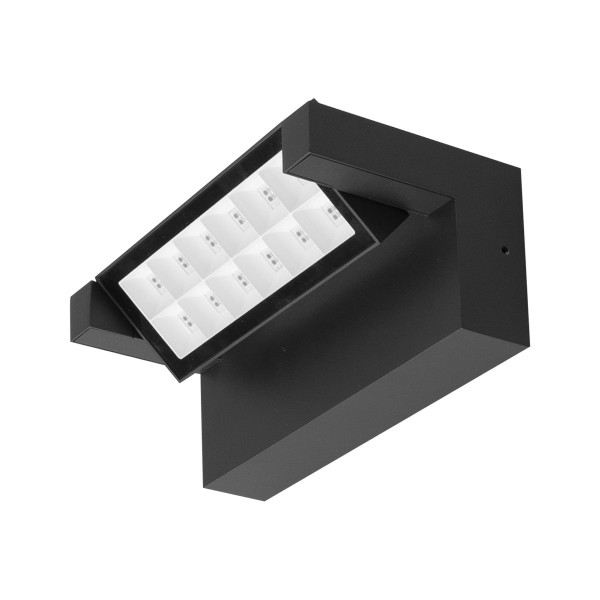 EVN LED Leuchte anthrazit rechteckig 82x203x80mm 8W 3000K 500lm 41-80° 200-240V IP65