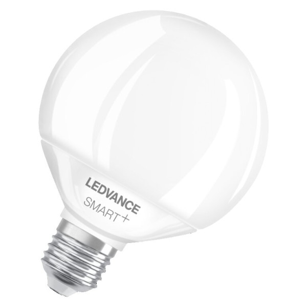 Osram / Ledvance LED Smart+ Multicolor Globe G95 matt 220° 14-100W/827…865 RGBW einstellbar 1521lm E27 220-240V dimmbar