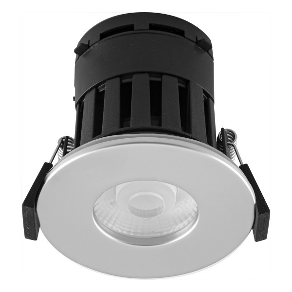 EVN LED Leuchte Chrom rund 85x84mm 7W 3000 bis 4000K 610lm 41-80° 200-240V IP65