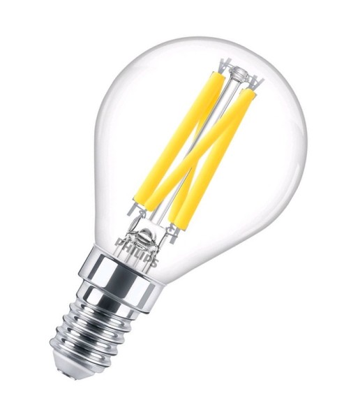 Philips LED Filament Master LEDluster P45 klar 2,5-25W/922-927 abstimmbares Weiß 340lm E14 220-240V dimmbar