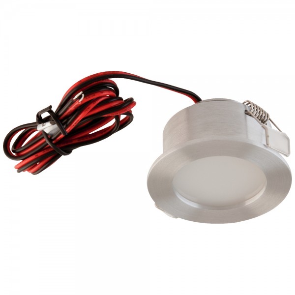 EVN Power-LED Leuchte Aluminium poliert rund 54x32mm 2,5W 3000K 100lm >80° IP20