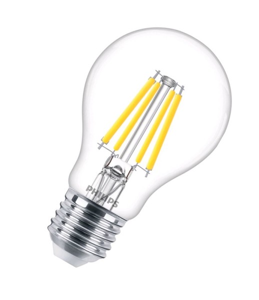 Philips LED Filament Master LEDbulb A60 klar Value 7,8-75W/927 warmweiß 1055lm E27 220-240V dimmbar