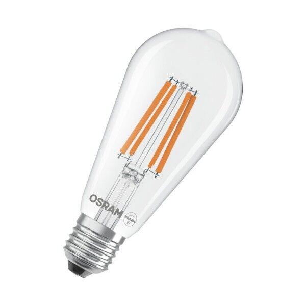 Osram / Ledvance LED Filament Edison ST klar 330° UltraEfficient 5-75W/827 warmweiß 1055lm E27 220-240V