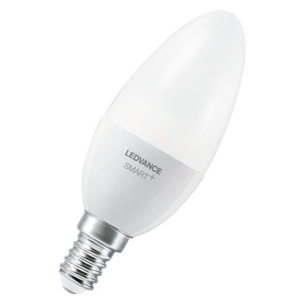 Osram / Ledvance LED Smart+ Multicolor Kerze B matt 200° 4,9-40W/827…865 RGBW einstellbar 470lm E14 220-240V dimmbar