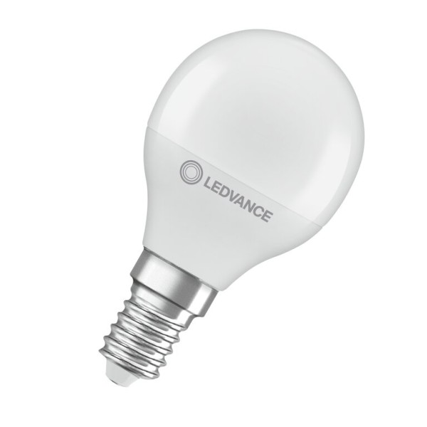 Osram / Ledvance LED Tropfen P matt 200° Performance 4,9-40W/827 warmweiß 470lm E14 220-240V