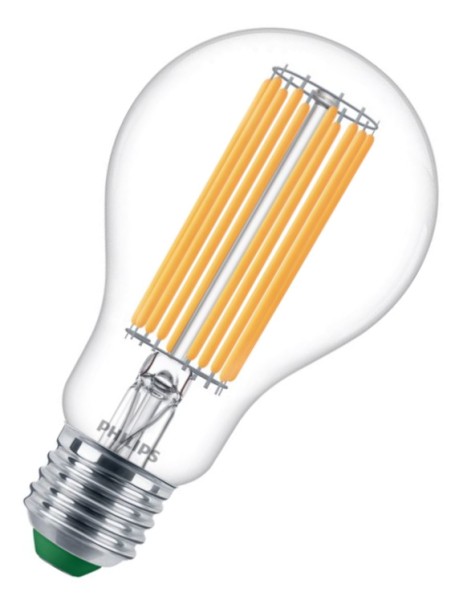 Philips LED Filament LEDbulb A70 klar 180° UltraEfficient 5,2-75W/830 warmweiß 1095lm E27 220-240V