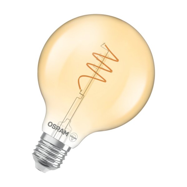 Osram / Ledvance LED Filament Vintage 1906 Globe G95 Gold 300° Heart 3,4-40W/827 warmweiß 470lm E27 220-240V