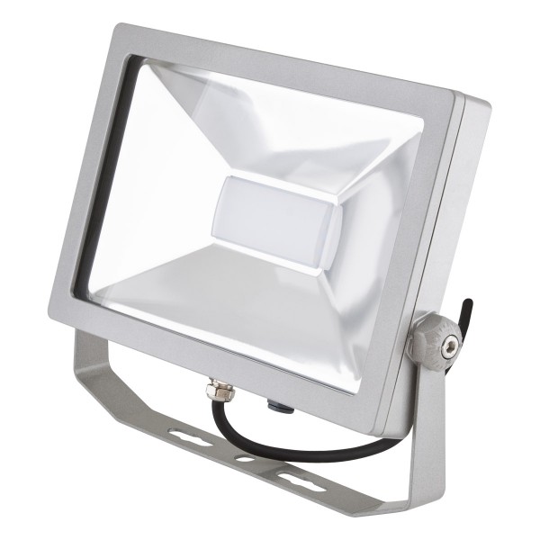 EVN LED Strahler Silber schwenkbar rechteckig 326x40x248mm 50W 5700K 4318lm >80° 220-240V IP65