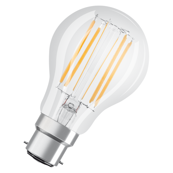 Osram / Ledvance LED Filament Superstar Classic A klar 300° 11-100W/865 tageslichtweiß 1521lm B22d 220-240V dimmbar