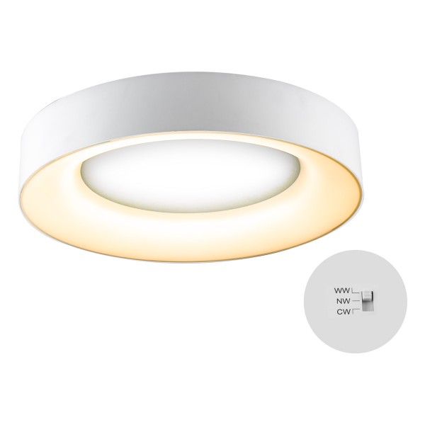 EVN LED Leuchte weiß rund 400x71mm 25W 3000 bis 5700K 2350lm >80° 200-240V IP54