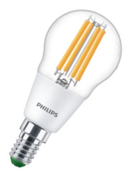 Philips LED Filament Master LEDluster P45 klar 2,3-40W/827 warmweiß 485lm E14 220-240V