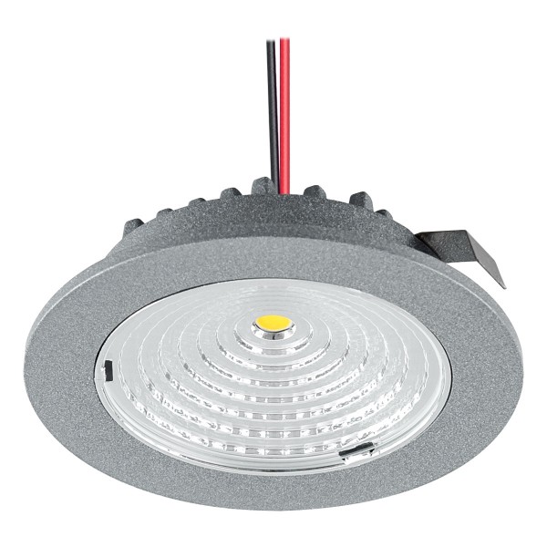 EVN LED Leuchte grau rund 68x18mm 3W 3000K 275lm >80° IP20