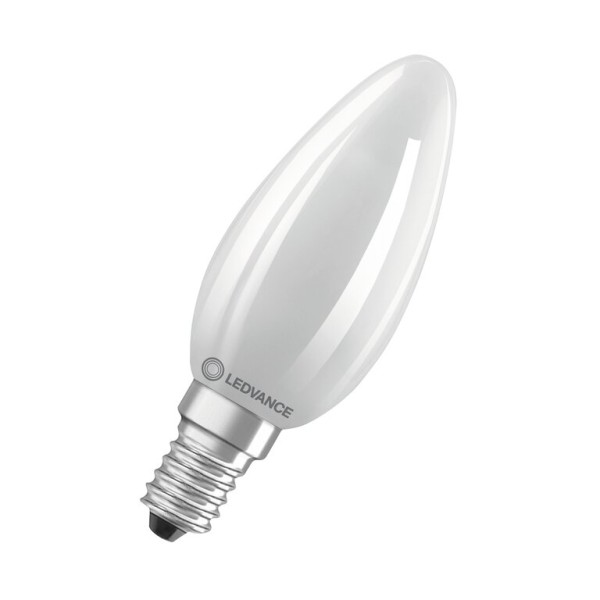 Osram / Ledvance LED Filament Kerze B matt 330° Superior UltraEfficient 2,2-40W/827 warmweiß 470lm E14 220-240V