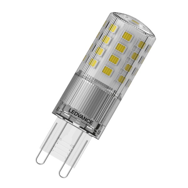 Osram / Ledvance LED Pin klar 320° Performance 4,4-48W/827 warmweiß 600lm G9 220-240V dimmbar